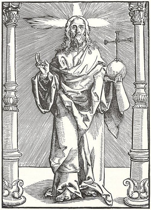 Albrecht Duerer Salvator mundi 2 Wandbild