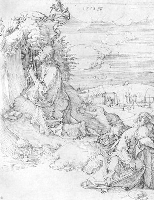 Albrecht Duerer Christus am oelberg 2 Wandbild