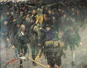 Albin Egger Lienz Das Kreuz Wandbild