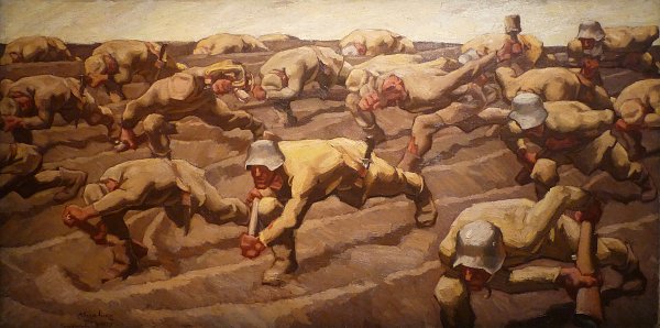 Albin Egger Lienz Nordfrankreich
