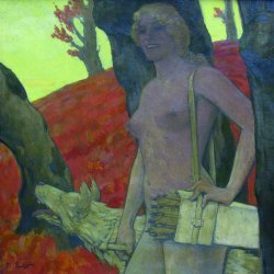 Fritz-Erler-Diana-in-herbstlicher-Landschaft