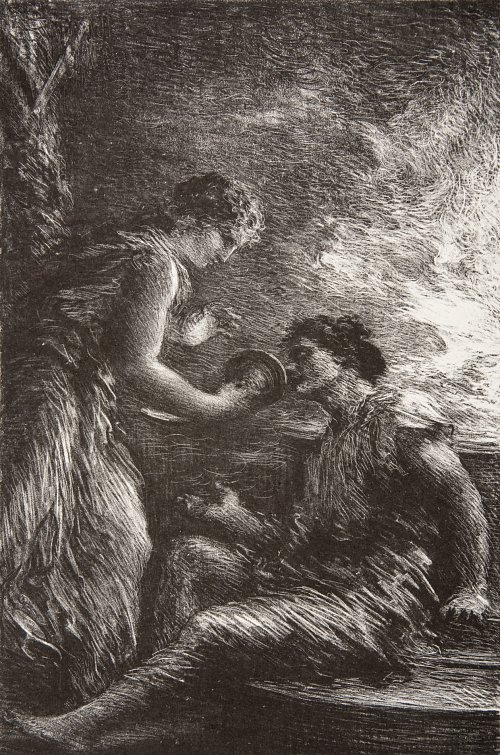 Henri Fantin Latour La Valkyrie Wandbild