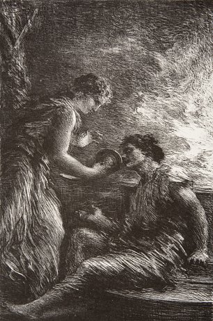 Henri Fantin Latour La Valkyrie Wandbild