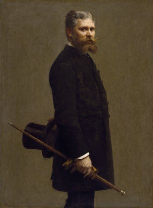 Henri Fantin Latour Portraet des Leon Maitre Wandbild