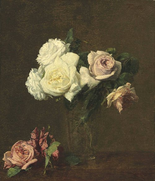 Henri Fantin Latour Roses Wandbild