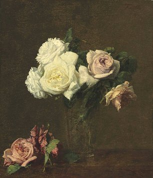 Henri Fantin Latour Roses Wandbild