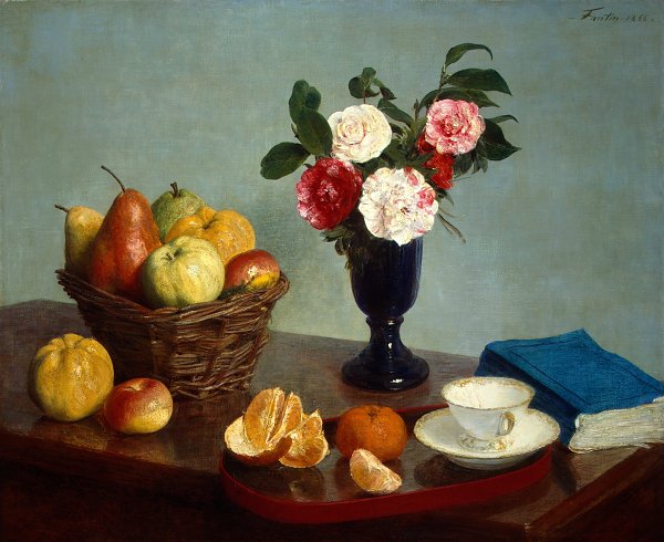 Henri Fantin Latour Stillleben Wandbild