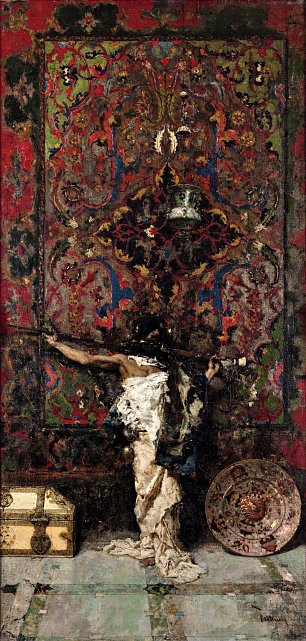 Maria Fortuny Arab dvant tapis Wandbild