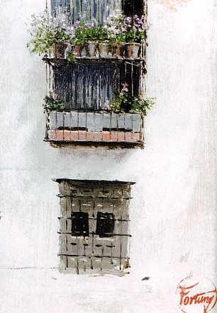 Maria Fortuny Balcon de Granada Wandbild
