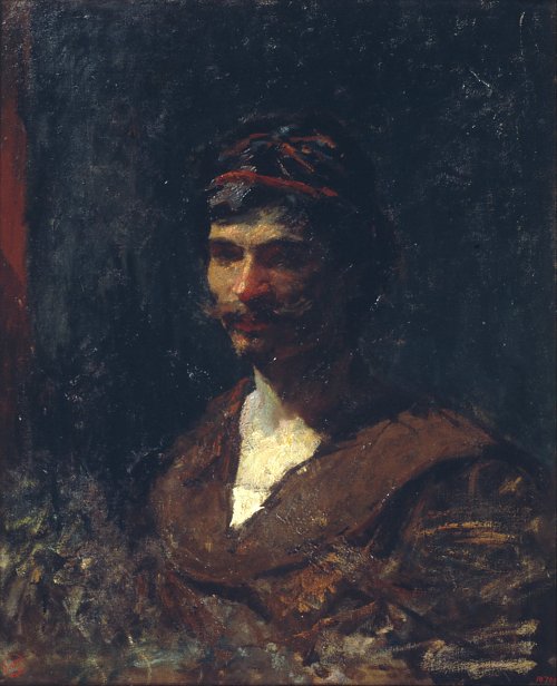 Maria Fortuny Bust of a Man Wandbild
