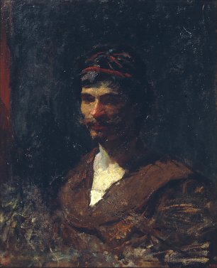 Maria Fortuny Bust of a Man Wandbild