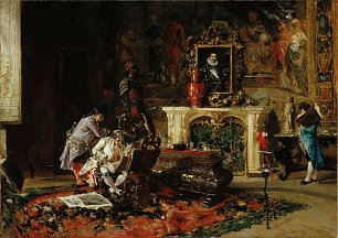 Maria Fortuny El col leccionista d'estampes Wandbild