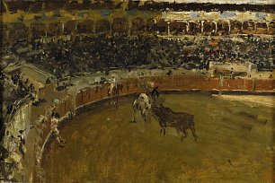 Maria Fortuny La corrida de toros Wandbild