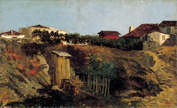 Maria Fortuny Portici Landscape Wandbild