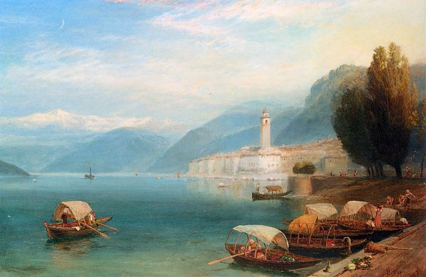 Myles Birket Foster Lake Como Wandbild