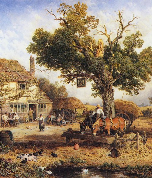 Myles Birket Foster The Country Inn Wandbild