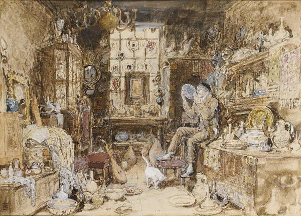 Myles Birket Foster The Old Curiosity Shop Wandbild