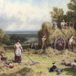 Myles-Birket-Foster-The-hay-wain