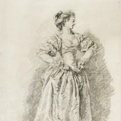 Jean-Honore-Fragonard-A-young-woman-standing-with-her-hands-on-her-hips