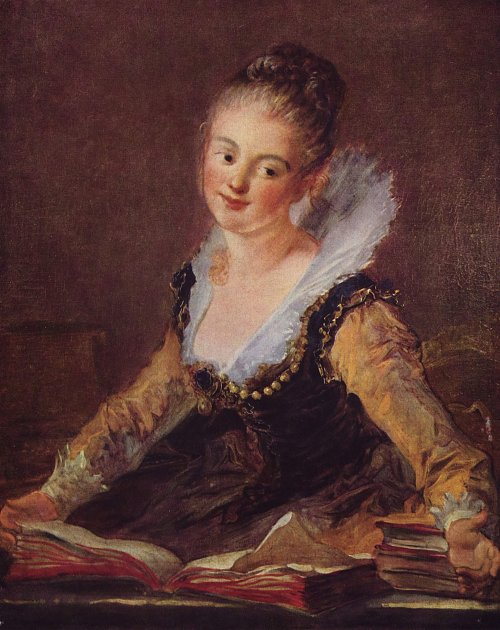 Jean Honore Fragonard Die Lesende Wandbild