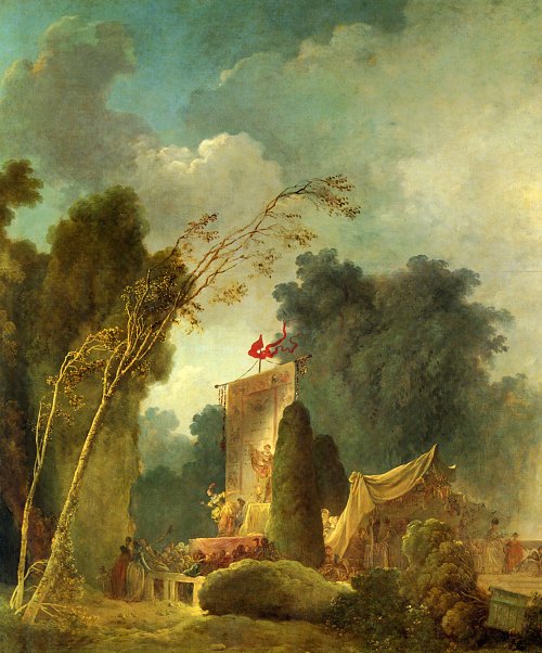 Jean Honore Fragonard The Feast of Saint Cloud Wandbild