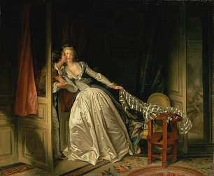 Jean Honore Fragonard The Stolen Kiss Wandbild