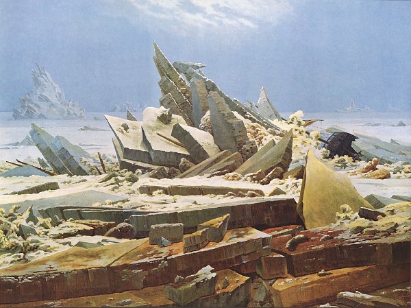 Caspar David Friedrich Das Eismeer Wandbild