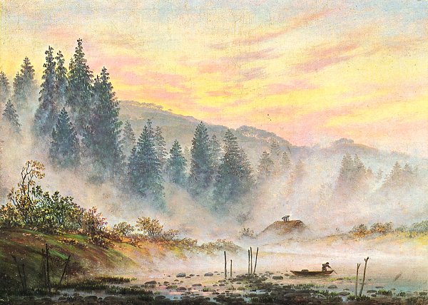Caspar David Friedrich Der Morgen Wandbild