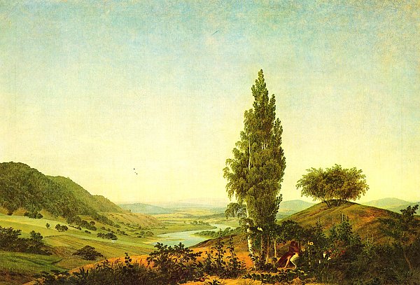 Caspar David Friedrich Der Sommer Wandbild