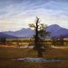 Caspar-David-Friedrich-Dorflandschaft-bei-Morgenbeleuchtung