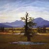 Caspar-David-Friedrich-Dorflandschaft-bei-Morgenbeleuchtung