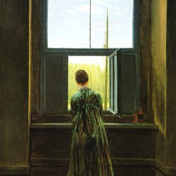 Caspar-David-Friedrich-Frau-am-Fenster