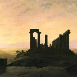 Caspar-David-Friedrich-Junotempel-in-Agrigent