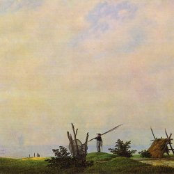 Caspar-David-Friedrich-Meeresstrand-mit-Fischer