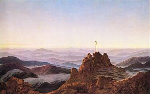 Caspar David Friedrich Morgen im Riesengebirge Wandbild