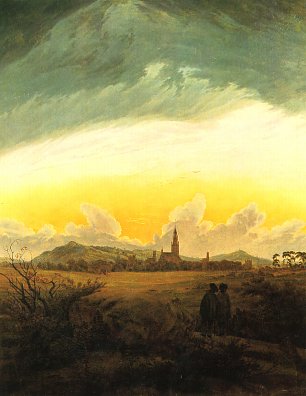 Caspar David Friedrich Neubrandenburg Wandbild