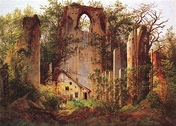 Caspar David Friedrich Ruine Eldena 1 Wandbild