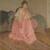 Frederick-Carl-Frieseke-Dame-in-Rosa