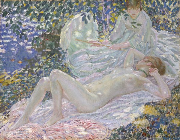 Frederick Carl Frieseke Sommer Wandbild