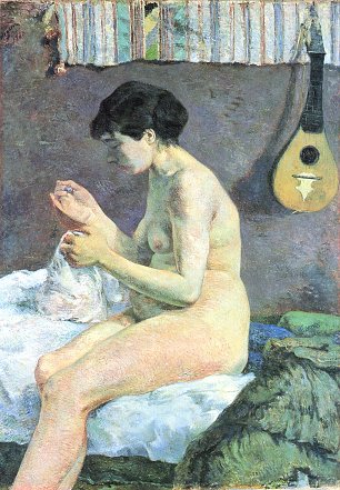 Paul Gauguin Aktstudie Wandbild