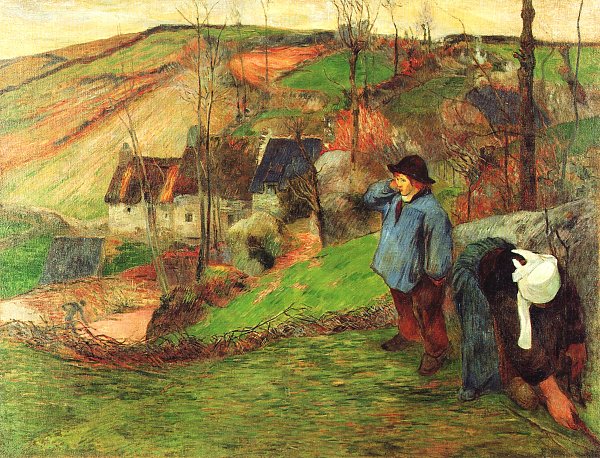 Paul Gauguin Bretonischer Schaefer Wandbild