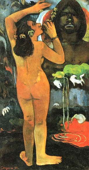 Paul Gauguin Der Mond und die Erde Wandbild