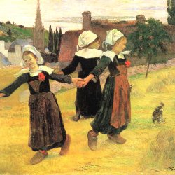 Paul-Gauguin-Der-Reigen-der-kleinen-Bretoninnen