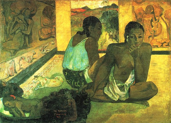 Paul Gauguin Der Traum Te rerioa Wandbild