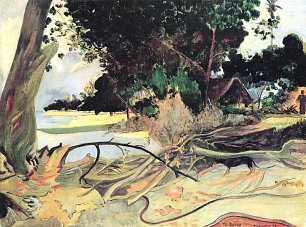 Paul Gauguin Der dicke Baum Te burao Wandbild