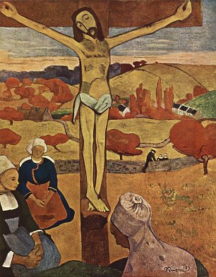 Paul Gauguin Der gelbe Christus Wandbild
