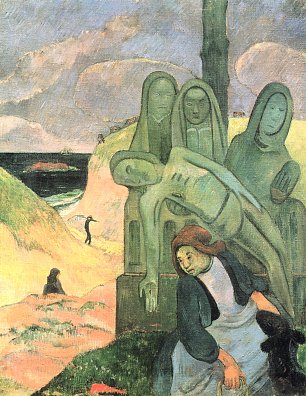 Paul Gauguin Der gruene Christus Wandbild