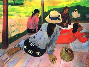 Paul Gauguin Die Mittagsruhe Wandbild