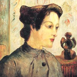 Paul-Gauguin-Frau-mit-Haarknoten