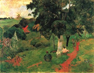 Paul Gauguin Kommen und Gehen Wandbild